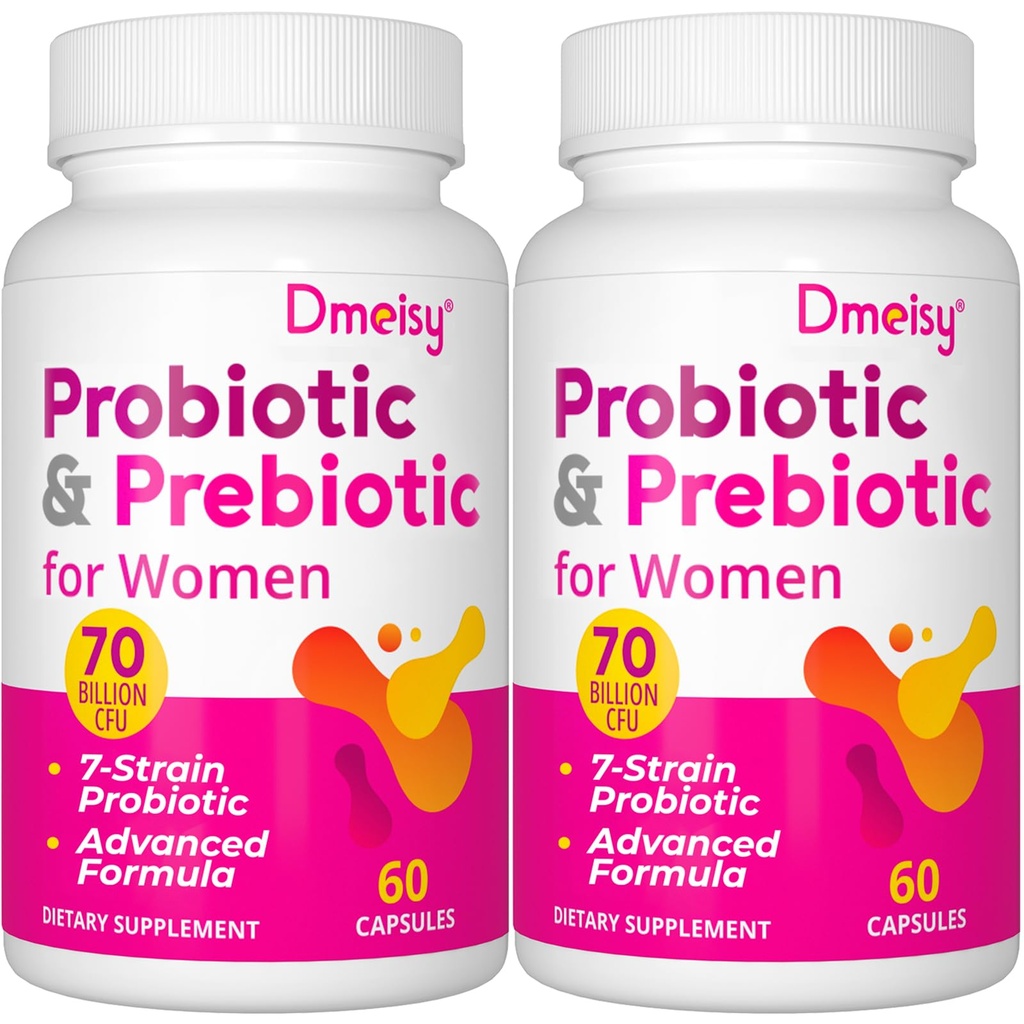 Probiotiques vaginaux, 70 milliards d'UFC Probiotiques pour femmes, 13-en-1 femmes Probiotiques et prébiotiques organiques pour vaginal, urinaire, pH équilibre, immune, intestin et digestif, santé bloomante - 4 mois approvisionnement