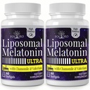 Fogoro Melatonin 60mg-Fall Asleep Faster, Stay Asleep Longer, High Dose, 60 Compte(paquet de 2)