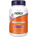 NOW Foods Supplements, Melatonine 3 mg, Gratis Radical Scavenger*, Gezonde Slaapcyclus*, 180 Veg Capsules