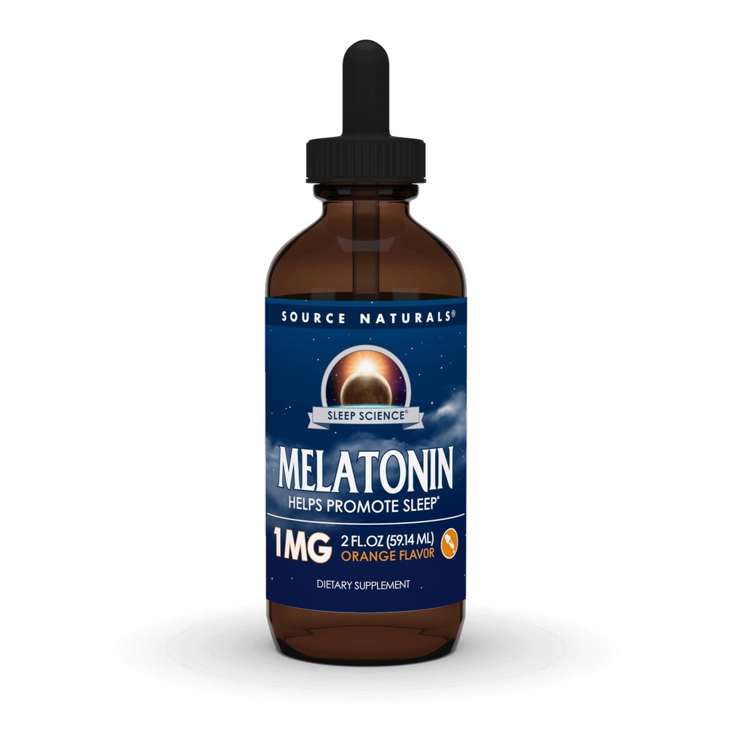 Bron Naturals Melatonine* - 1 mg, 2 Fluid oz