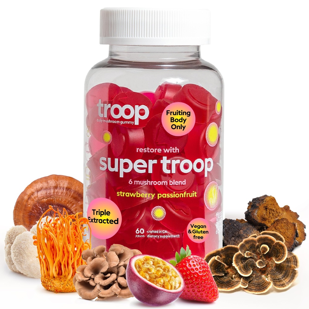 Troop Super 6 Paddestoel Gummies 