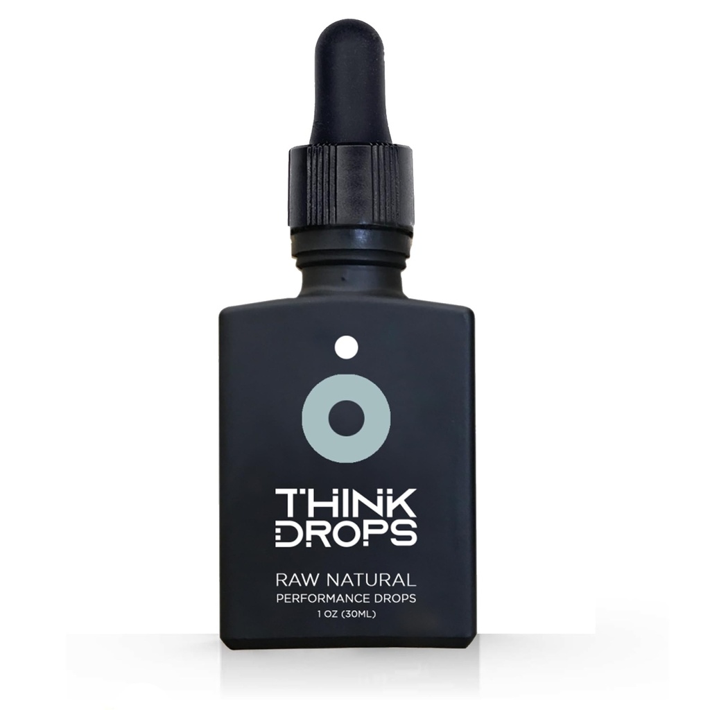 DROP FX Think Drops - Supplément L-Theanine et Ashwagandha, Nootropic naturel pour la mémoire améliorée et la fonction cognitive