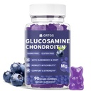 Glucosamine Chondroitin Gummies met MSM & Vlierberry Extra Strength 3000MG - Gezamenlijke ondersteuning, Antioxidant Immune Ondersteuning Supplement voor volwassenen, mannen & vrouwen - 90 Blueberry Gummies