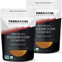 Terrasoul Superfoods Biologische Reishi paddopoeder (4:1 Extract), 11 Oz (2 Pack) - Immune Boosting 