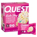 Quest Nutrition Cookies de protéines congelées, gâteau d'anniversaire, <1g sucre, 5g protéines, 1g glucides nets, sans gluten, 8 cookies