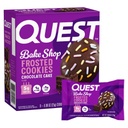 Quest Nutrition Frosted Proteine Cookies, Chocolate Cake, < 1g Suiker, 5g Eiwit, 1g Net Carbs, Glutenvrij, 8 Cookies