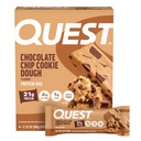 Quest Nutrition Chocolate Chip Cookie Deeg Proteïne Bars, 21g Proteïne, 4, Net Carbs, 1g Suiker, Hoge Vezel, Glutenvrij, Keto Vriendelijk, 4 Tellen