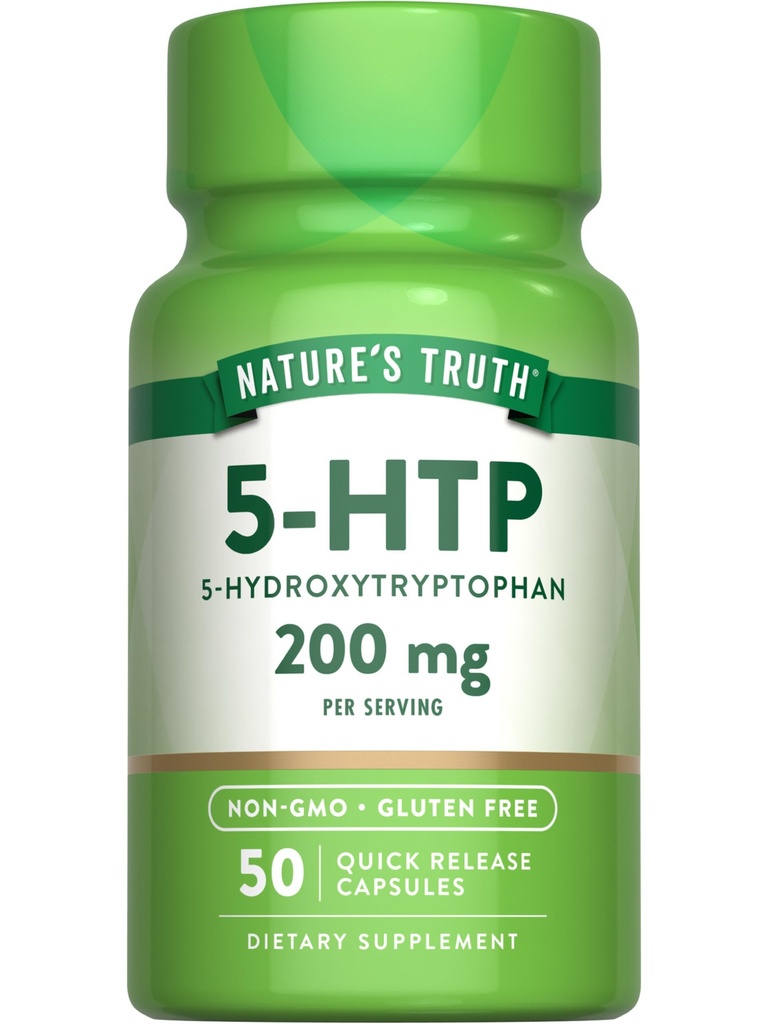 De waarheid van de natuur 5HTP 200mg Capsules 50 Telling 5