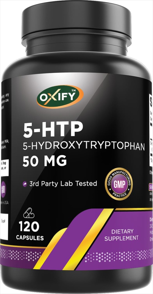 Oxify 5-HTP 5-Hydroxytryptofaan 50 mg 