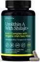 Urolithin-A Complex w Shilajit, Bio Sea Moss, Ashwagandha & Tongkat Ali, Énergie naturelle, Libido, Hormone Balance, et Focus pour les hommes et les femmes (Made in USA - 3rd Party Tested)