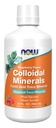 NU voedingssupplementen, colloïdale mineralen vloeibare, plantaardige afgeleide, essentiële sporen mineralen, framboos, 32-once