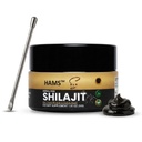 HAMS Pure Himalaya Shilajit Resin, Authentic Mumijo met 84+ Trace Minerals, Hoge Potentie met Elemental Gold en Fulvic Acid, Lab Tested, Vegan, 30g