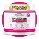 Suikervrije Electrolyte Powder Drink Mix Snelle hydratatie van nature gezoet met biologisch Monk Fruit, Raspberry Lemonade Flavor (325g) met Key Electrolytes en Trace Minerals 