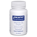Encapsulations pures Vitamine D3 Végétalienne Soutien pour la santé musculo-squelettique, cardiovasculaire, neurocognitive, cellulaire et immunitaire*
