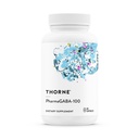 THORNE - PharmaGABA-100 - Supplément GABA - 100 mg d'acide gamma-aminobutyrique à source naturelle - soutenir un état d'esprit calme et un sommeil reposant* - 60 capsules