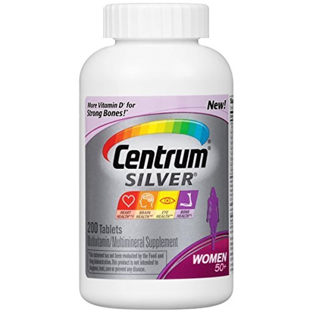 Centrum Silver, pour les femmes 50+, 200-bouteille par Centrum