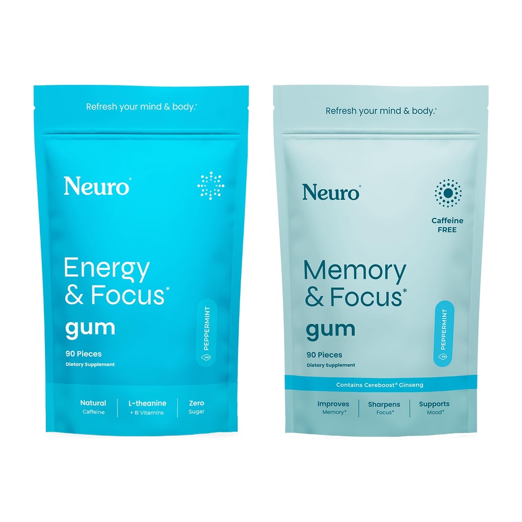 Neuro Focus Set 90 Count Each (Peppermint) 