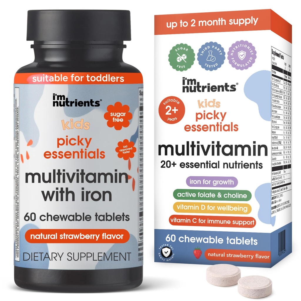 Picky Essentials Kids Multivitamine met ijzer + zink 