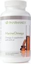 Pharmanex Marine Omega, Omega-3 Vetzuren & Krill Oil Supplement, 1200mg DHA & EPA per Serving, 120 Softgels, ondersteunt hart, hersenen, gezamenlijke, & algehele gezondheid