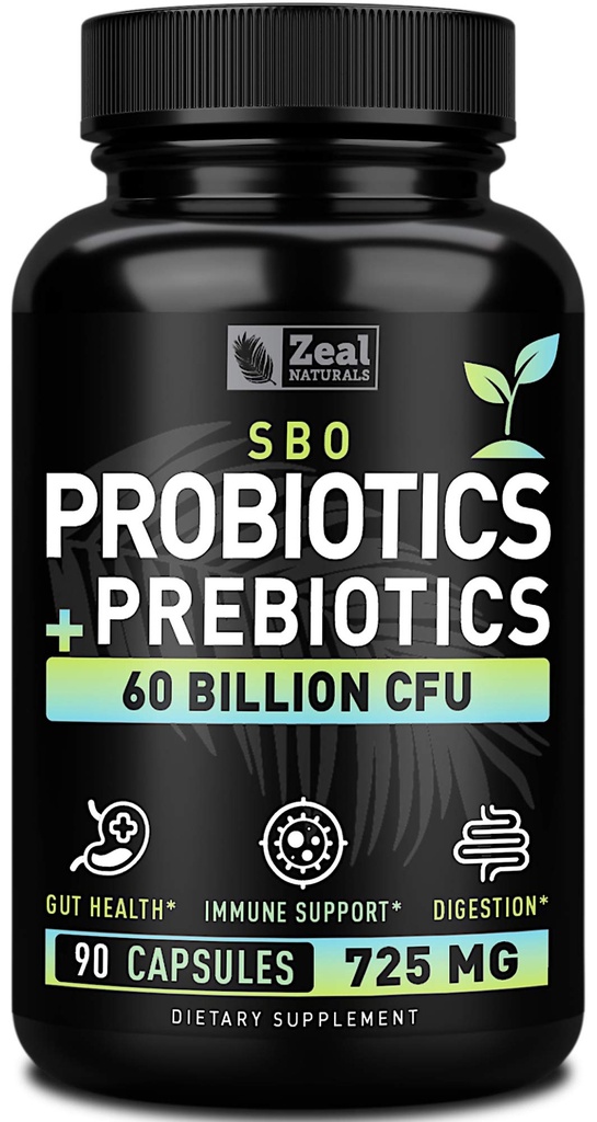 Probiotica en prebiotica + SBO Probiotica (60 miljard CFU 