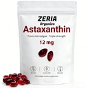 Astaxanthin 12mg, Natural Astaxanthin Supplements Algae, 120 Softgels 4-Month Supply
