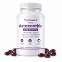 IRMI Nutrawell Astaxanthin 12 mg Softgels, Premium Natural Astaxanthin | Gluten-Free, Non-GMO | Daily Eye & Skin Support, 60 Soft gels