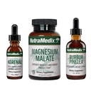 NutraMedix Energy Set - 3-Piece Kit Bevat extracten van Astragalus, Rhodiola, Ginseng & Schisandra, Burbur-Pinella Detox Drops & Magnesium Malate Capsules voor algemene wellness