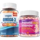 Prenatale vitamine voor Womem + Omega 3 Gummies