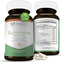 glucathion Symmetry (S-acétyl glutathion Supplement) Antioxydants et complément de détoxification (S) Support cellulaire naturel (S) All-Natural, Vegan, Non-OGM, 120 capsules