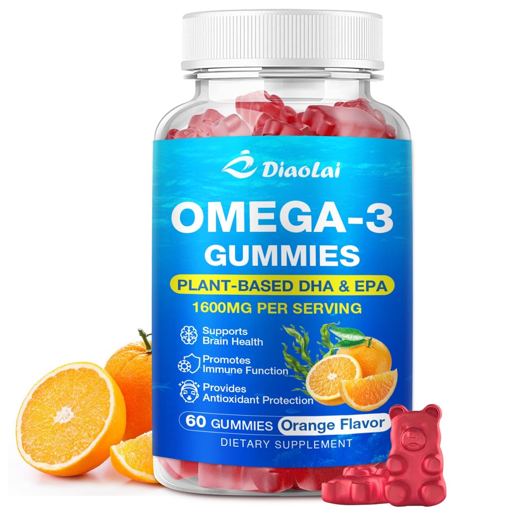Vegan Omega-3 Gummies for Adults 