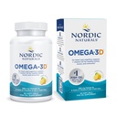 Nordic Naturals Omega-3D, Saveur de citron - 60 gels mous - 690 mg Omega-3 + 1000 UI Vitamine D3 - Huile de poisson - EPA et DHA - Soutien immunitaire, Santé du cerveau et du coeur, Bons sains - Non-OGM - 30