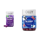 Ensemble de sommeil OLLY avec des softgels ultra-forts, 10mg de mélatonine, et des gommes pour enfants, 0,5mg de mélatonine, aide occasionnelle au sommeil