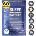 Slaap Patches voor volwassenen en kinderen - 60 100% plantaardige etherische oliën Slaaphulp Patches, Slapen Stickers met geen Melatonine, Voor Zen en Gemakkelijke Bedtijd