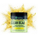 Clean BCAA - 2:1:1 Food Sourced BCAAs Powder & Coconut Water Electrolytes Recovery & Amino Energy Supplement - Award winnende Vegan Amino Acid Supplement - 30 Servings - Limonade