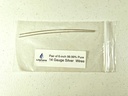 Pure Silver Generator Wires 9999 Silver Electrodes Pre-Cut 6-Inch 14 Gauge Wires 