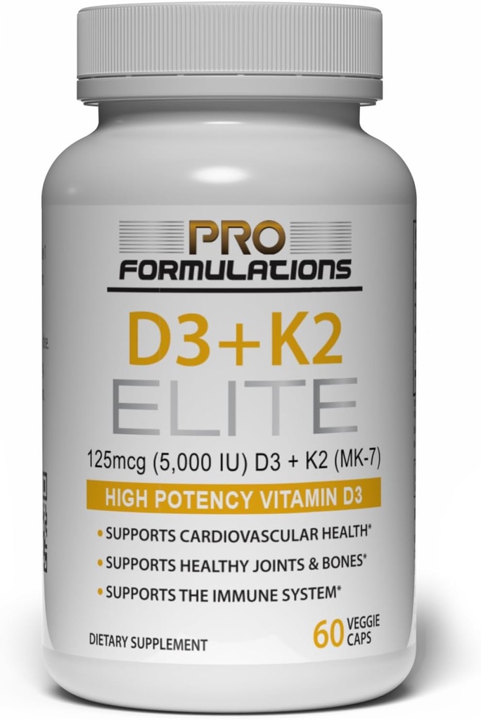 Pro Formuleringen MD D3 + K2 Elite 