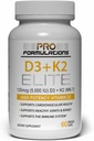 Pro Formuleringen MD D3 + K2 Elite 