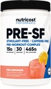 Nutricost Stim-Free Pre-workout, 30 porties (Roze limonade) - Cafeïnevrij, Stimulerend Vrij, Non-GMO, Glutenvrij