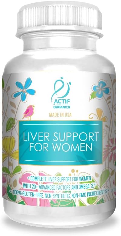 ACTIF Lever Ondersteuning voor vrouwen met 20+ Geavanceerde Factoren en Omega-3 - Niet GGO, Made in USA, 90 Tellen