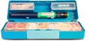 GMS Group Medical Supply, LLC Diabetic Pen Case & 7 Day Medicine Organizer - Travel Kit for Diabetic Supplies - at a Glance Medicine Reminder - houdt nieuwe en gebruikte naalden veilig - kleine en discrete
