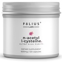 FOLIUS LABS Clean Label N-Acetyl L-Cysteine (NAC) 600mg Supplement 
