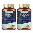 Totaria 2 Packs TUDCA 1000mg Lever Support Supplement met melkdistel, NAC, ALA, 80% Silymarin, 15-in-1 Extra sterkte Bile Zouten