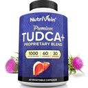 Nutrivein Premium TUDCA+ Lever Ondersteuning Supplement 1000mg - 30 Day Supply (60 Caps): TUDCA supplement Zouten voor lever Wellness