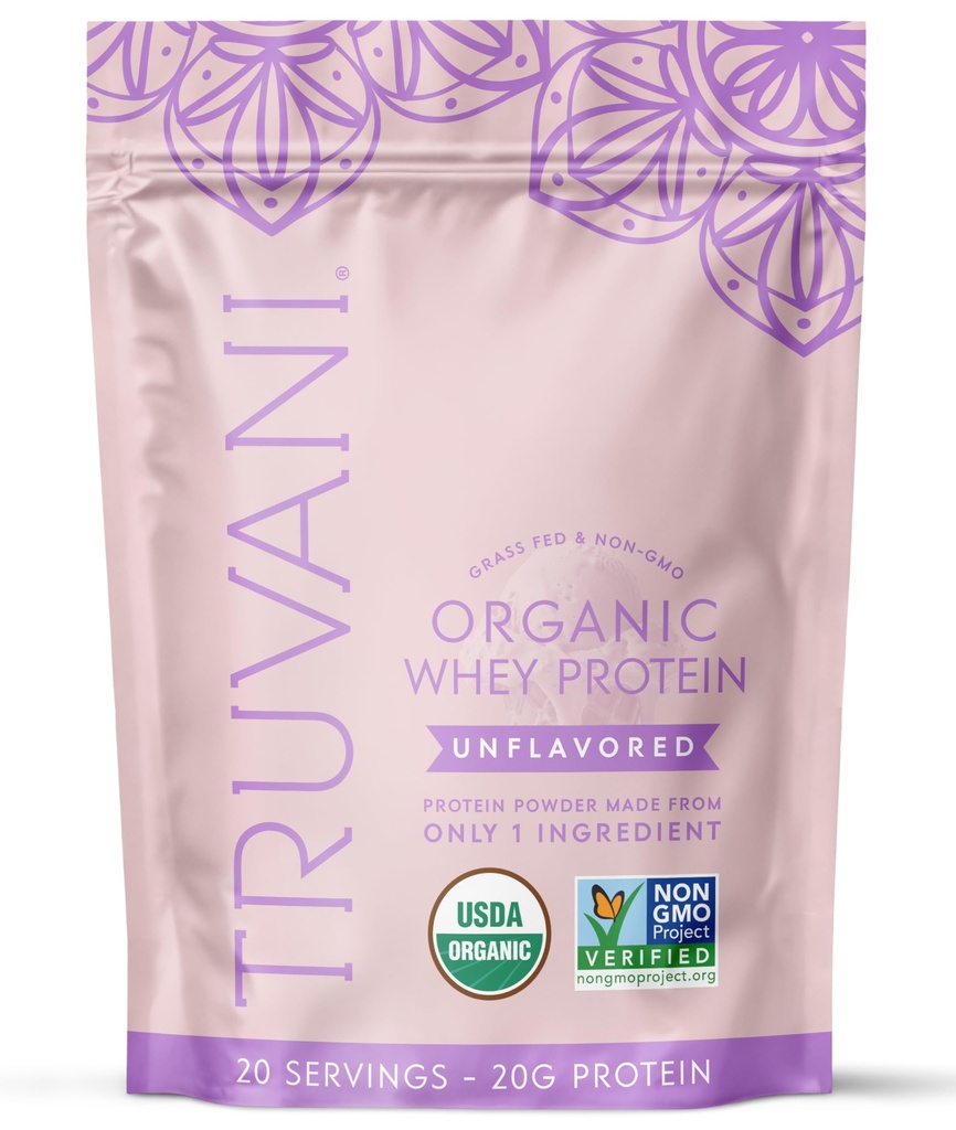 Truvani Organic Whey Protein Powder 