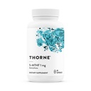 THORNE - Supplément 5-MTHF-méthylfolate (actif B9 folate) - Soutient la santé cardiovasculaire, le développement foetal, la santé nerveuse, la méthylation et les niveaux d'homocystéine* - 60 portions - 5-MTHF 1mg