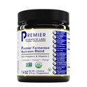 Premier Laboratoires de recherche Premier Mélange de champignons fermentés - Reishi Poudre de champignons, Extrait de champignons pour boissons, Café, Complexe de champignons avec la queue de dinde, Cordyceps pour la santé immunitaire et Gut - 7,4 oz