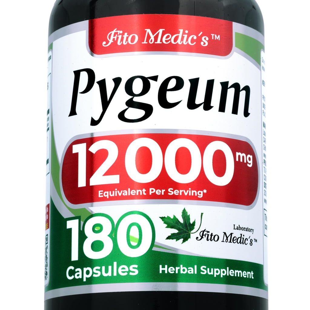 FITO MEDIC'S Lab | pygeum Supplement |180 Capsules | pygeum bark Capsules