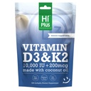 Vitamine D3 10.000 IE + K2 200 mcg, 300 Softgels 