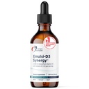 Designs for Health Emulsi-D3 Synergy 2000 IU Vitamin D Liquid with Vitamin K - Emulsified Liquid D3 K2 Drops for Immuun System Support & Bone Health - Glutenvrije + Non-GMO (55 Servers / 1.8oz)