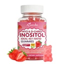 Myo-Inositol & D-Chiro Inositol Gummies 40:1 Ratio – Hormone Balance Supplement for Women – Ovarian & Fertility Support with Vitamins – Myo Chiro Inositol Gummies for Womens Health, 60 Count